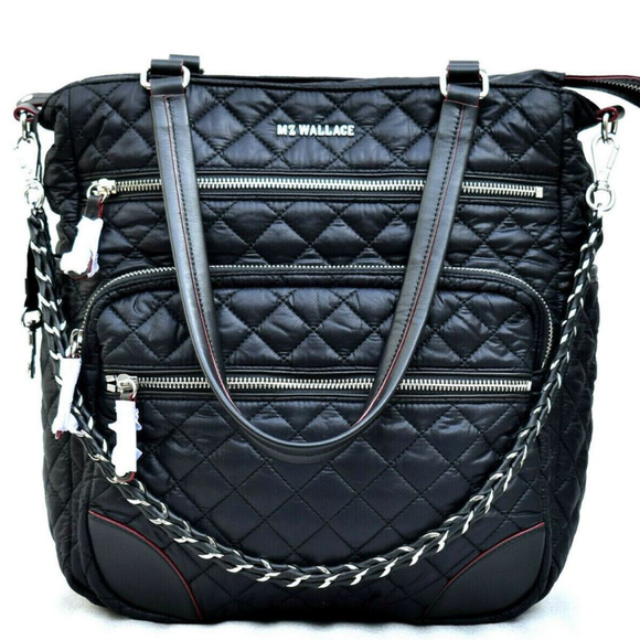 MZ Wallace Handbags - MZ WALLACE Crosby Quilted Oxford Nylon Tote